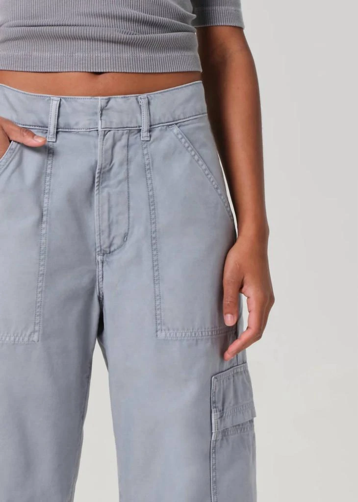 Citizens of Humanity Marcelle Low Slung Easy Cargo Pants In Hematite 4