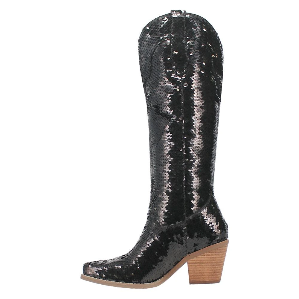Dingo Dance Hall Queen Sequin Snip Toe Cowboy Boots 3