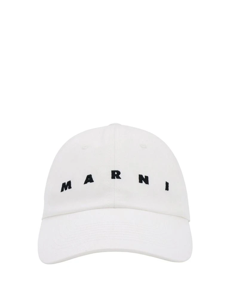 Marni Marni Logo-Embroidered Curved Peak Baseball Cap 1