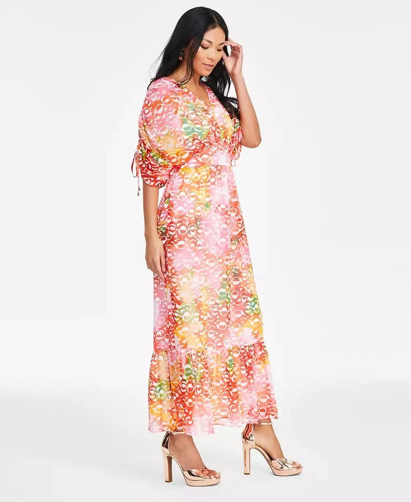 INC International Women's Drawstring-Sleeve Maxi Dress, Exclusively at Macy's 3