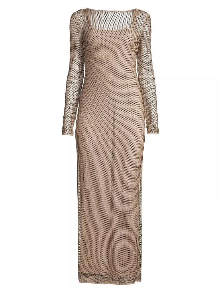 Ramy Brook Lulu Studded Mesh Maxi Dress 1