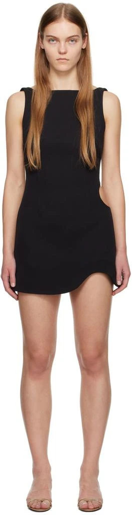 Sandy Liang Black Connell Minidress 1