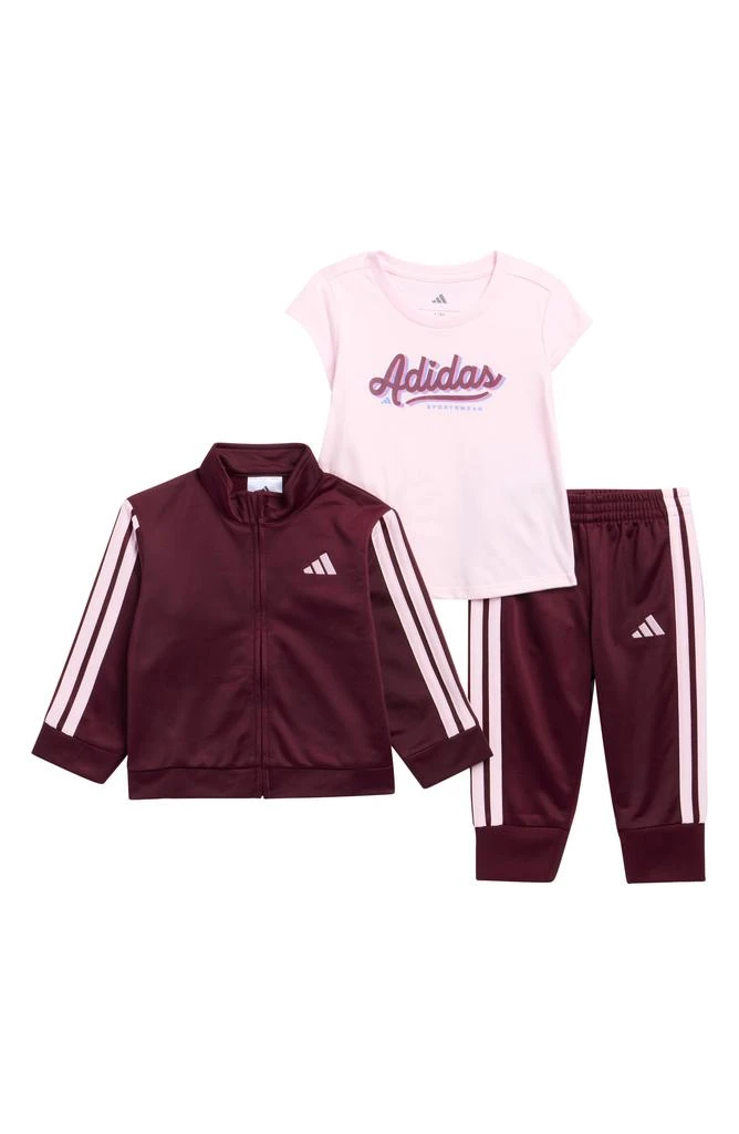Adidas Logo T-Shirt, Tricot Jacket 
Joggers Set