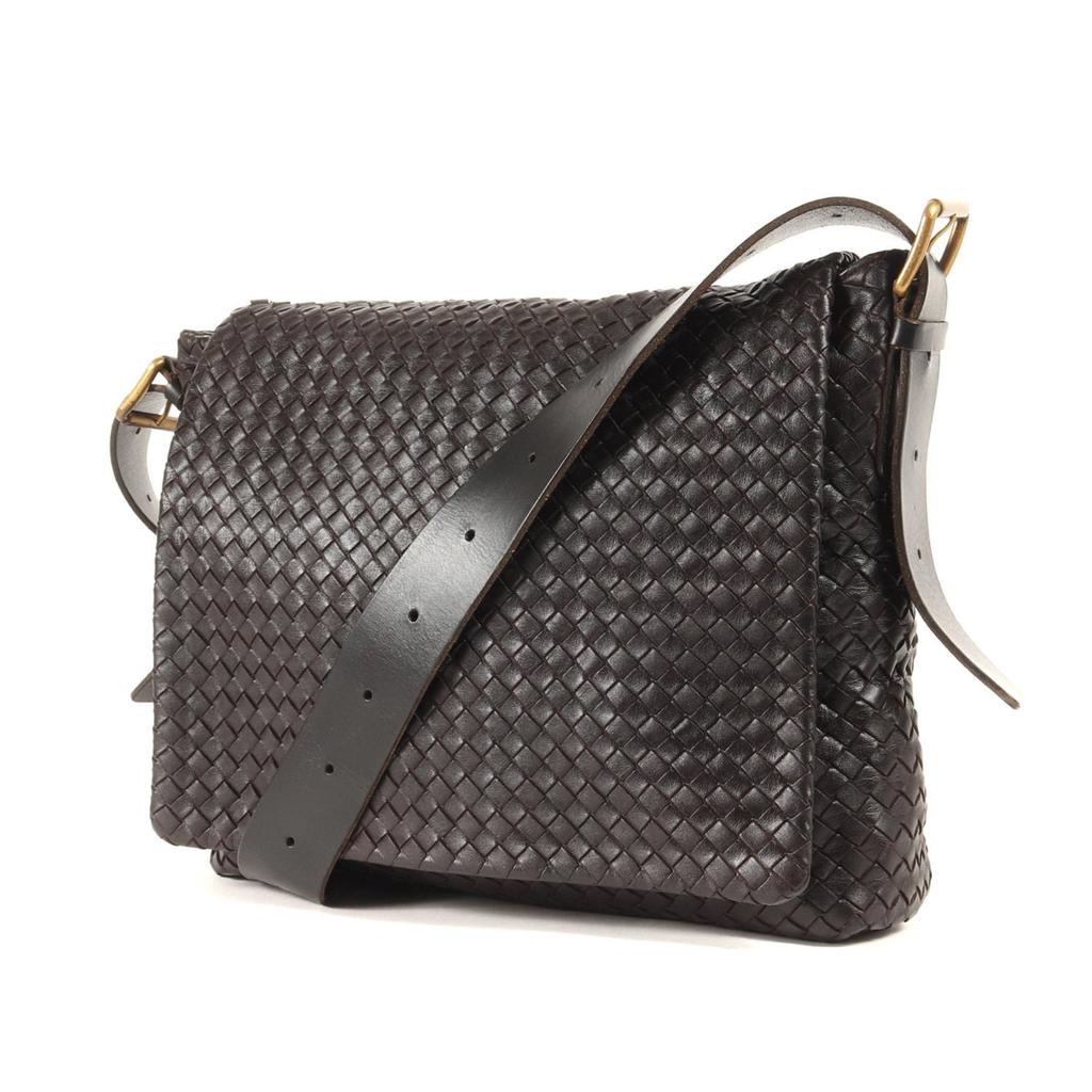 Bottega Veneta Bottega Veneta Dark Brown Leather Small