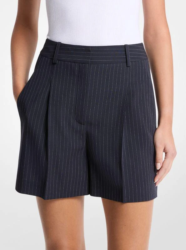 Michael Kors Pinstripe Woven Shorts