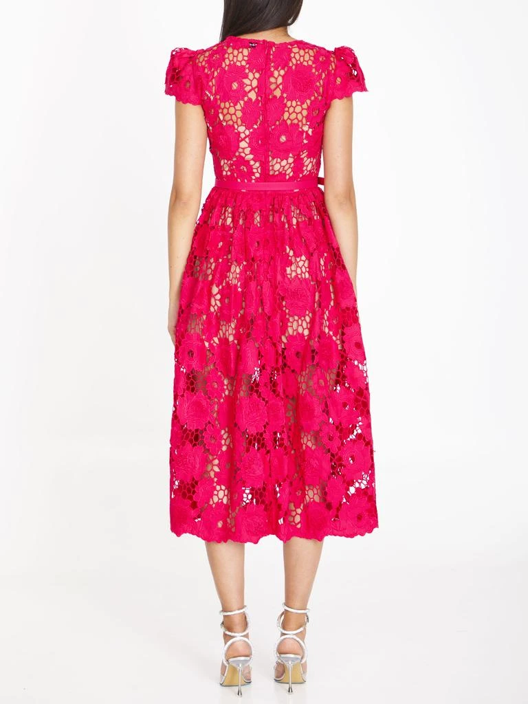 SELF PORTRAIT Lace midi dress 3