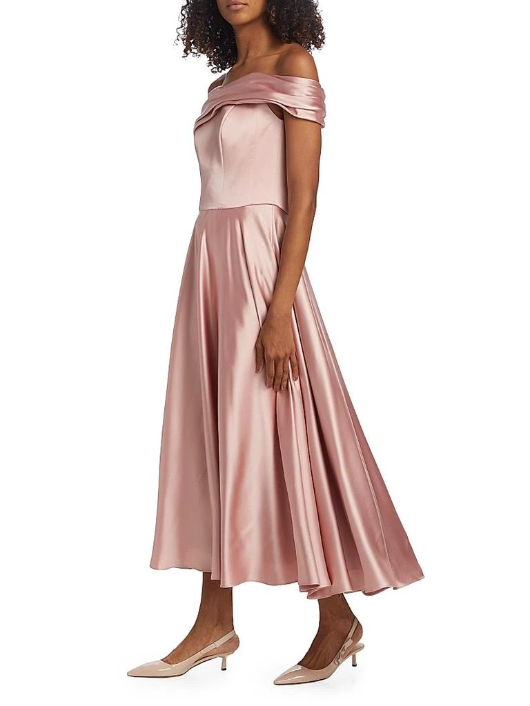 off the shoulder white chiffon dress Off Shoulder Sleeved Chiffon A-line Wedding Dress Custom Color
