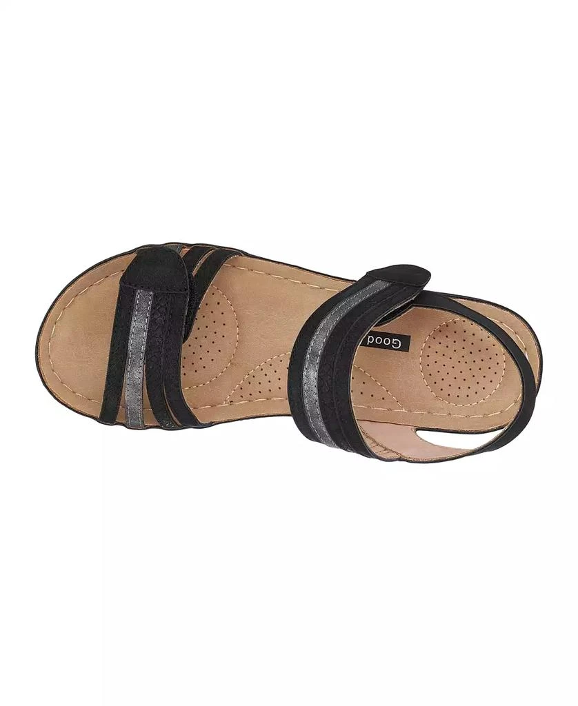 GC Shoes Women's Samar Wedge Sandals 4
