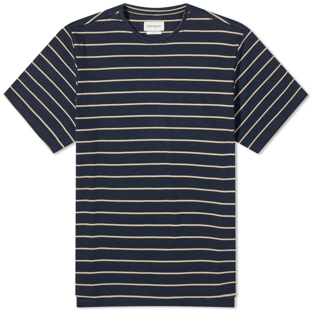 Oliver Spencer Oliver Spencer Stripe Box T-Shirt 1