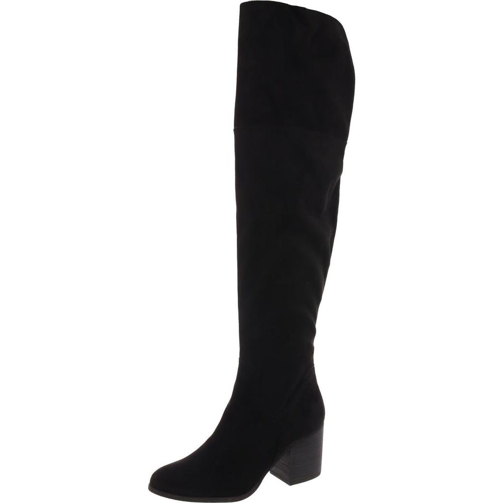 BP. Womens Slit Faux Suede Over-The-Knee Boots