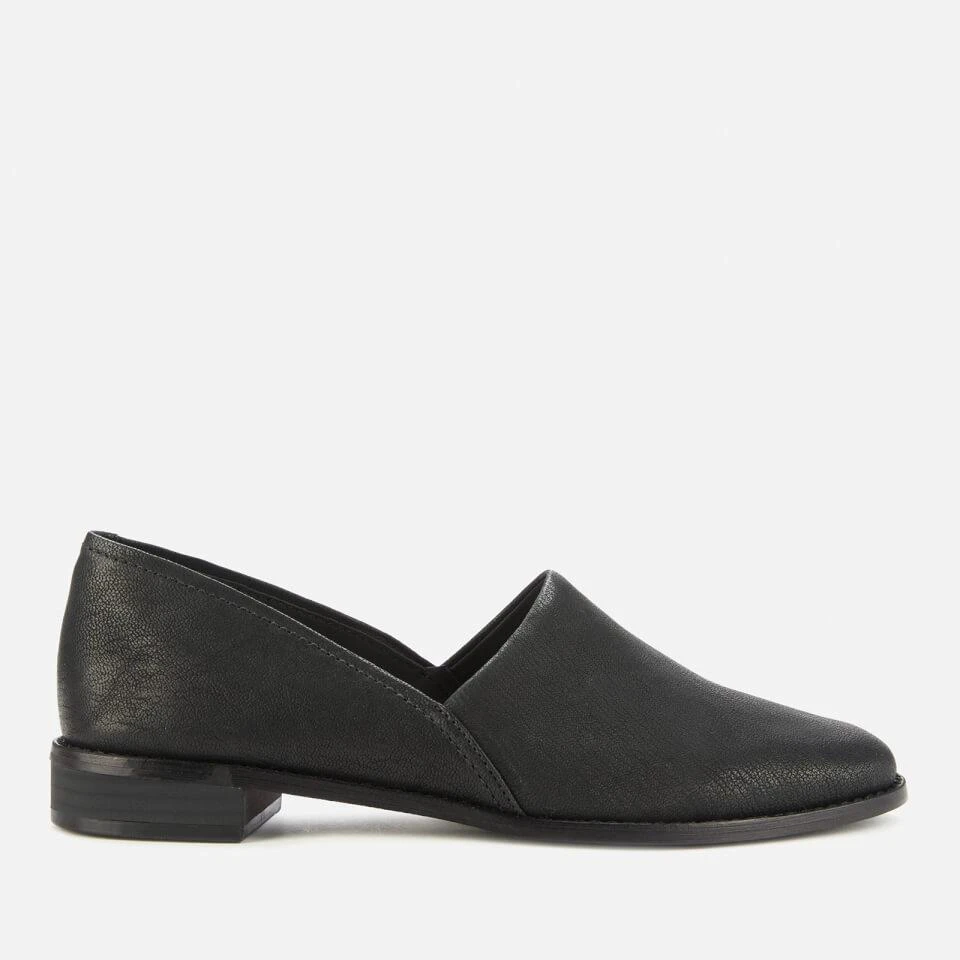 Clarks CLARKS WOMEN'S PURE EASY LEATHER FLATS - BLACK 1