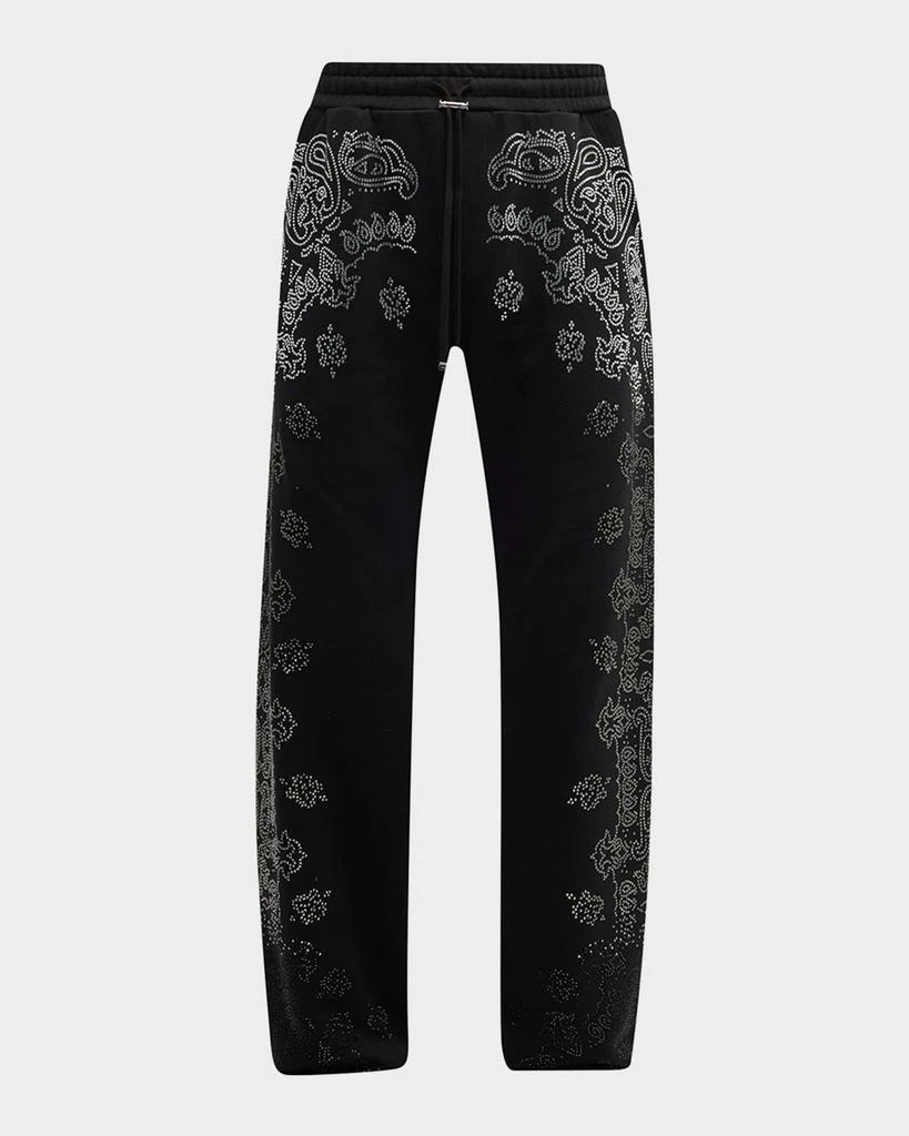 AMIRI Men's Crystal Bandana Sweatpants 1