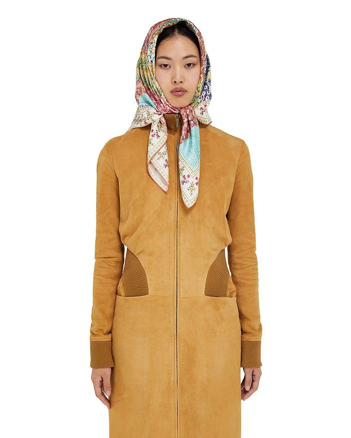 Salvatore Ferragamo Palazzo Print Silk Scarf