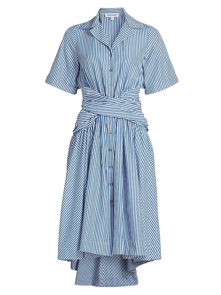 Rosie Assoulin Stripe Tie Shirtdress 1