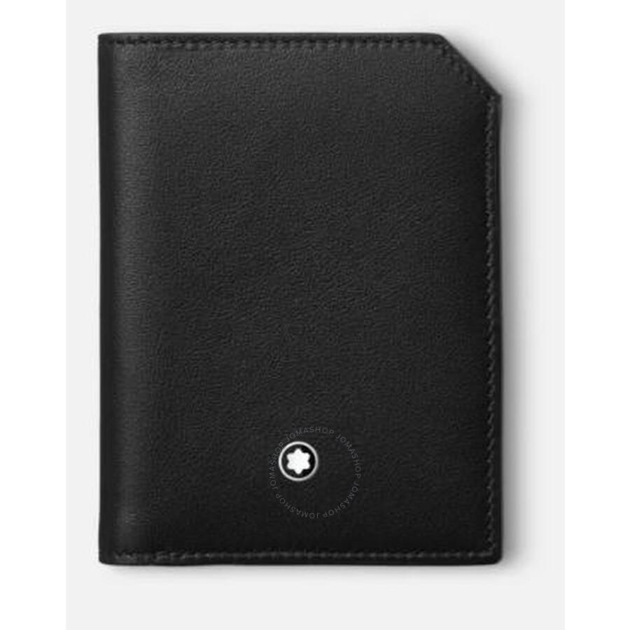 MontBlanc Black Soft Mini Wallet 4Cc 130050