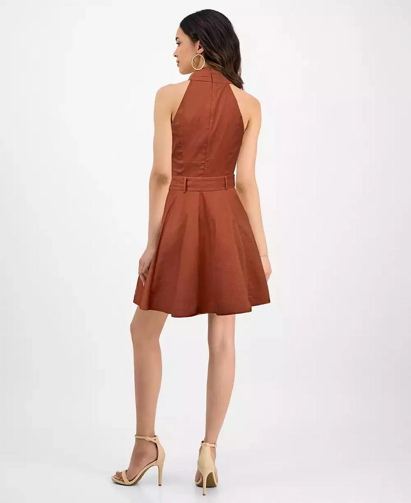 RACHEL Rachel Roy Women's Joanna Mini Belted A-Line Dress 2