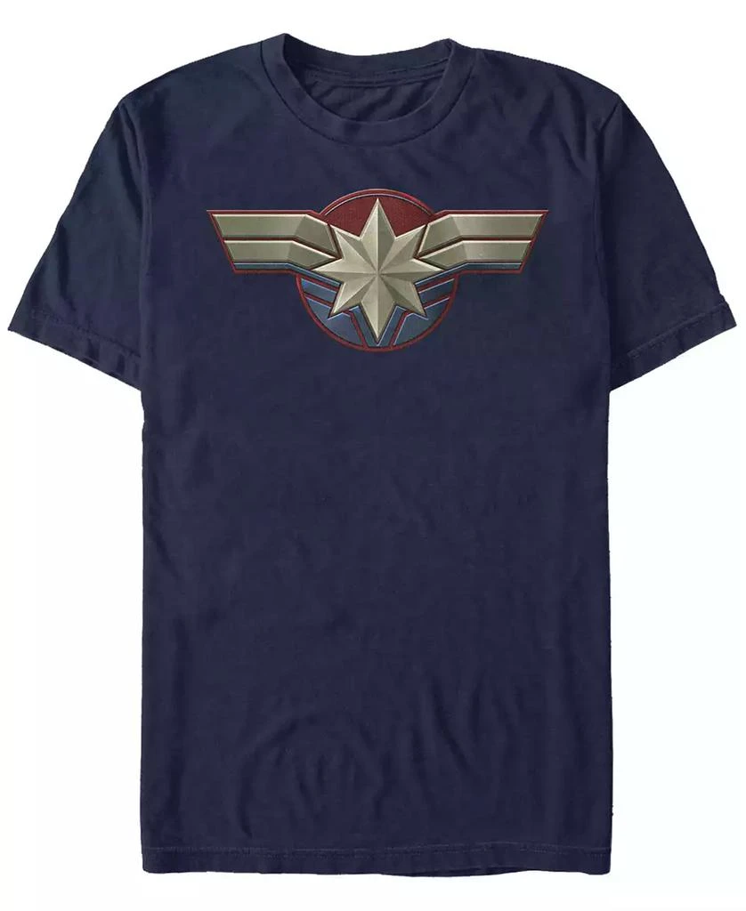 Marvel Captain Marvel Men's Uniform Costume Short Sleeve T-Shirt 1