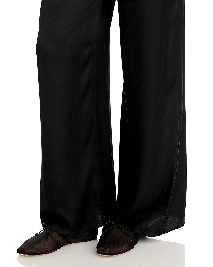 ATM Anthony Thomas Melillo Anthony Thomas Melillo Satin Wide Leg Pull On Pants 6