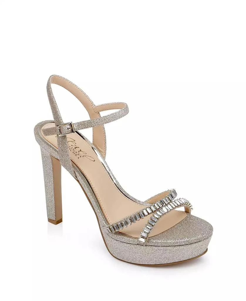 Badgley Mischka Women's Gallant Platform Evening Sandals 1