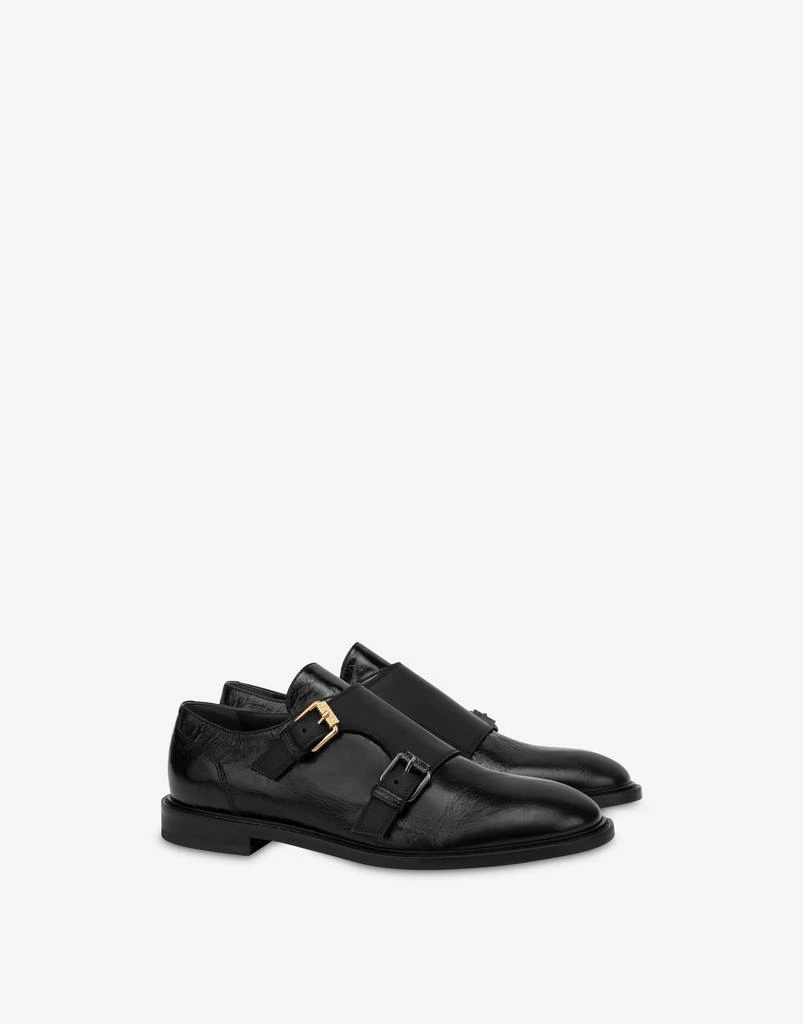 Moschino Multi Buckle Double Monk Strap Loafers 1