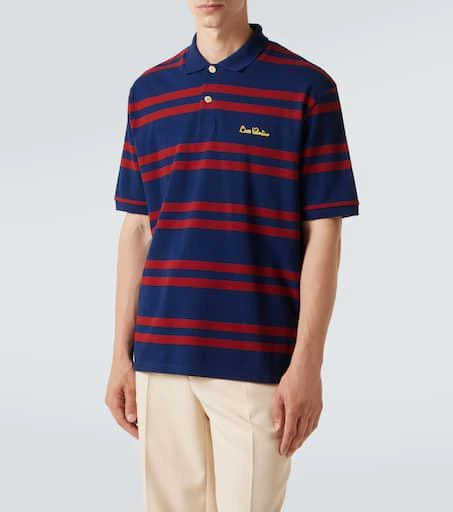 Valentino Chez Valentino striped cotton polo shirt 3