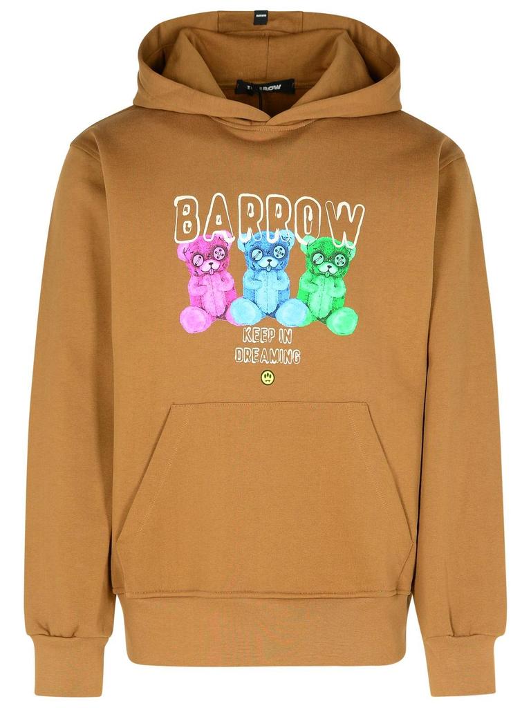 BARROW Barrow Logo Printed Long-Sleeved Hoodie