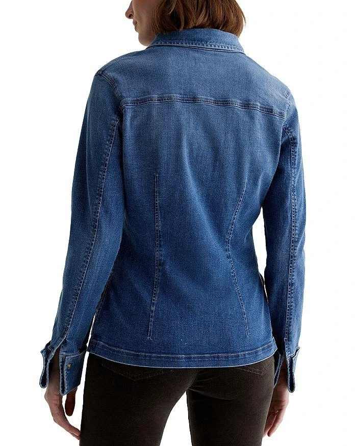 AG Cheryl Long Sleeve Fitted Denim Shirt 3