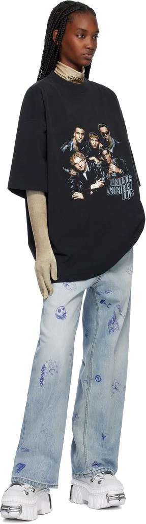 Vetements Black 'Backstreet Boys' Oversized T-shirt 4