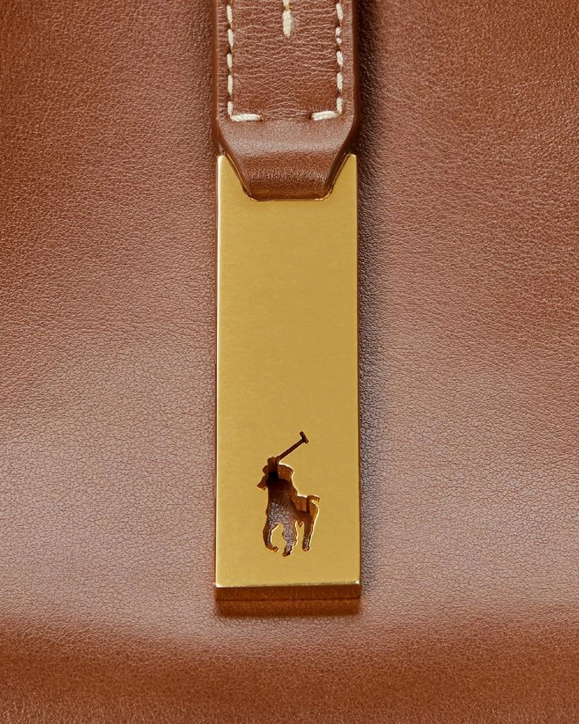 Ralph Lauren Polo ID Medium Leather Shoulder Bag 4