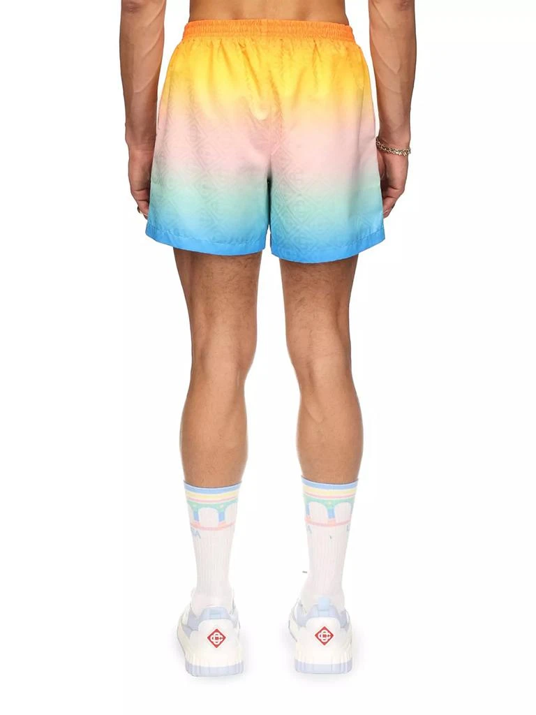 Casablanca Rainbow Jacquard Swim Shorts 6