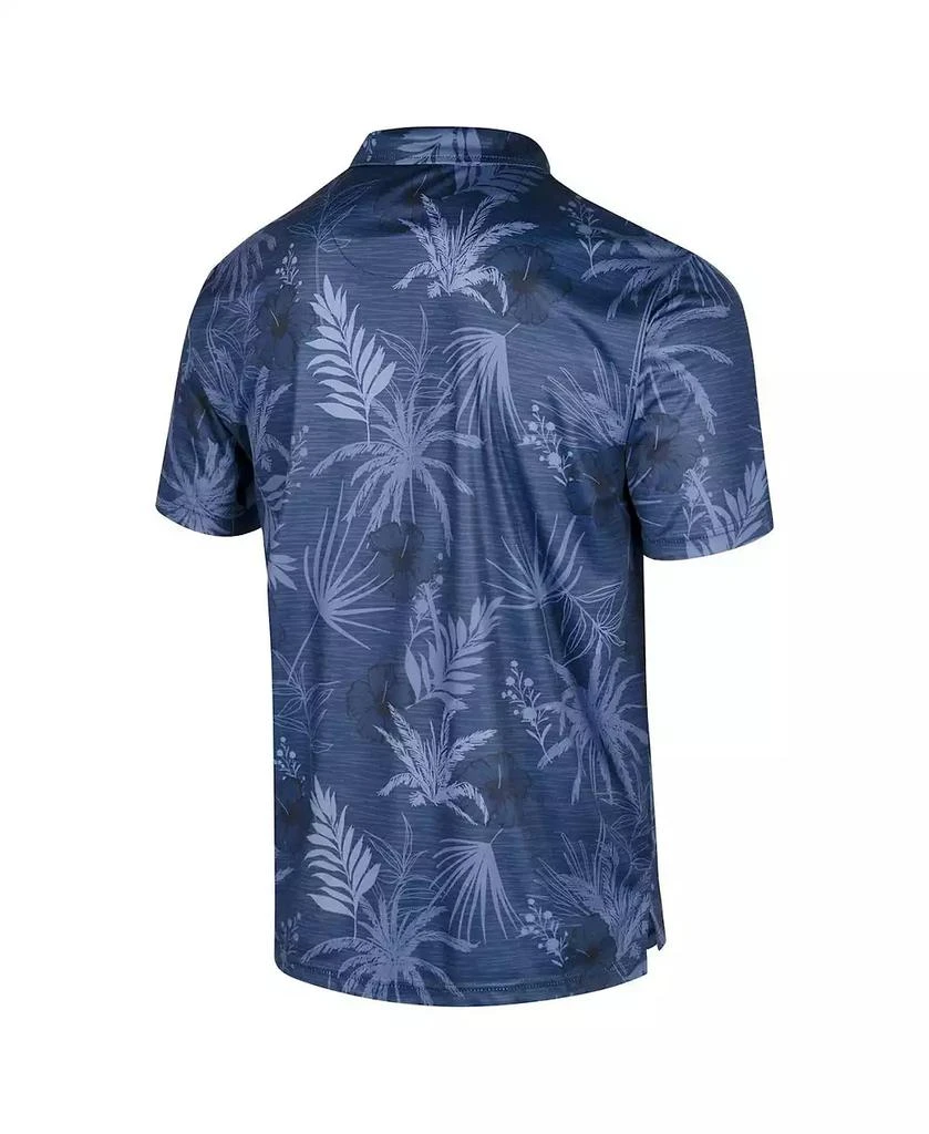 Colosseum Men's Royal Kansas Jayhawks Big Tall Palms Polo 3