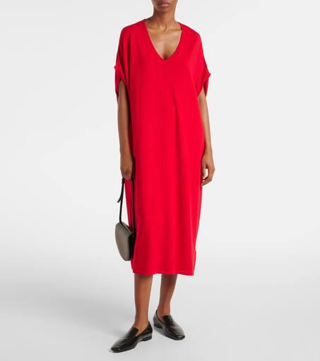 Jardin des Orangers Cotton, silk and cashmere maxi dress