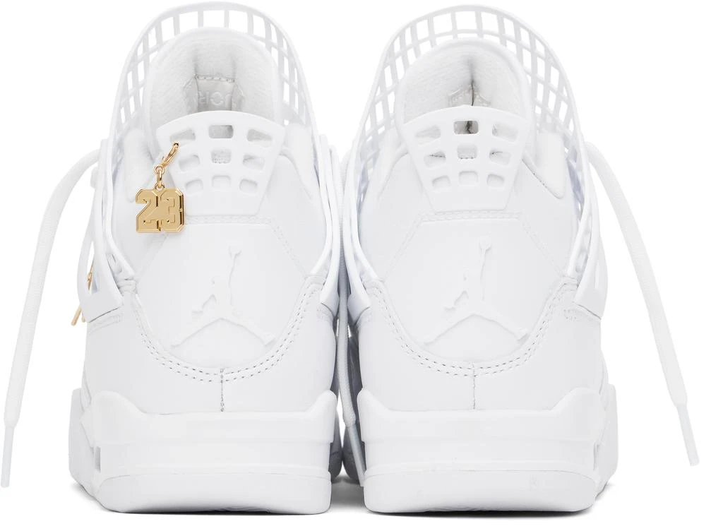 Jordan White Air Jordan 4 Net Sneakers 2