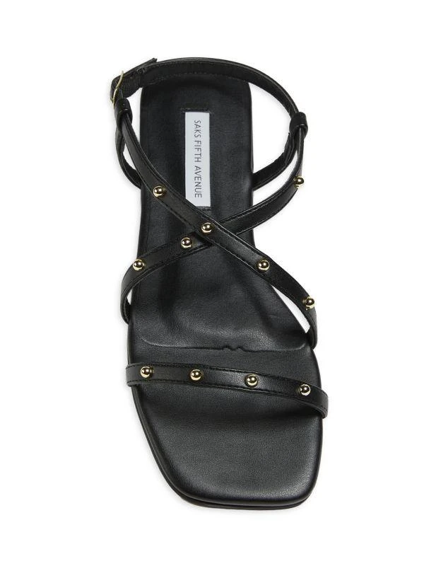 Saks Fifth Avenue ​Palermo Studded Strappy Sandals 5