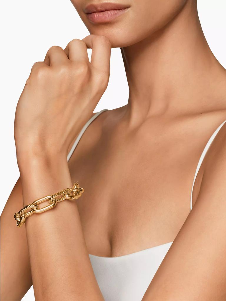 David Yurman DY Madison Chain Bracelet in 18K Yellow Gold, 13.5MM