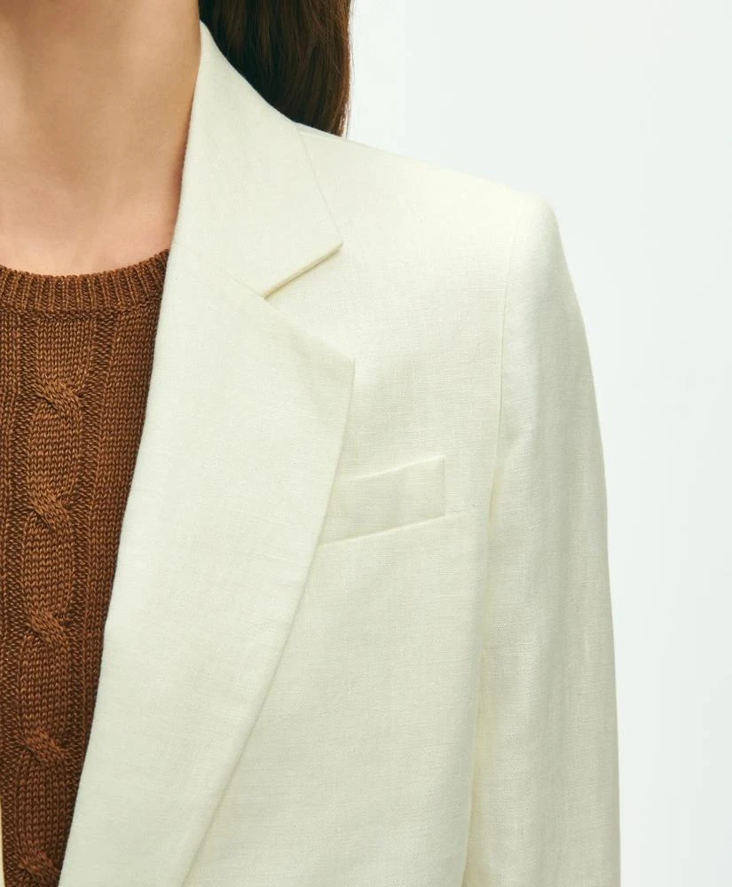 Brooks Brothers Linen One-Button Jacket 6