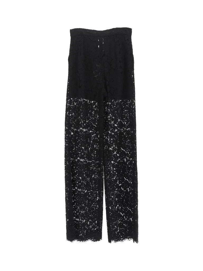 Dolce 
Gabbana Dolce 
Gabbana Flared Branded Stretched Lace Pants 2