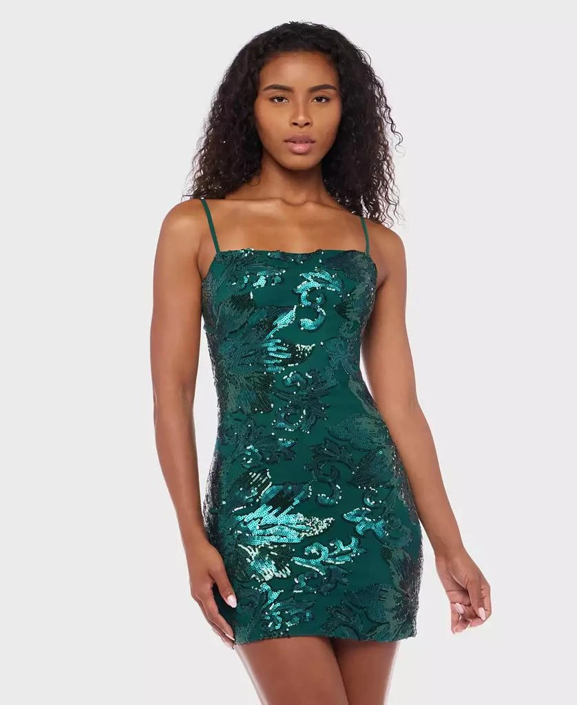 Juniors' Sequined Tie-Back Bodycon Dress  On Sale Now with Up to 40% Off |  Discover Exclusive Deals & Savings at BeyondStyle  Authentic B Darlin  juniors|dress|dresses|clothe|women with Limited-Time Discounts, Free  Shipping,