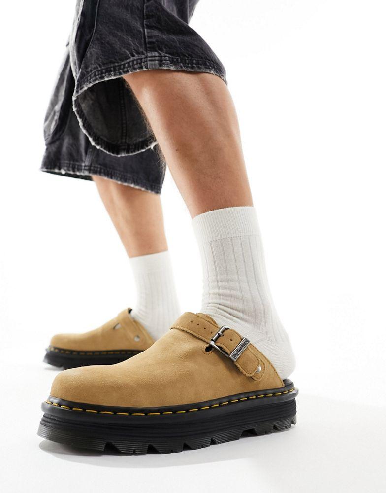 (Dr.Martens) Zebzag Mule ★ TAN Dr. Martens Dr Martens ZebZag mule in tan suede - Sandals