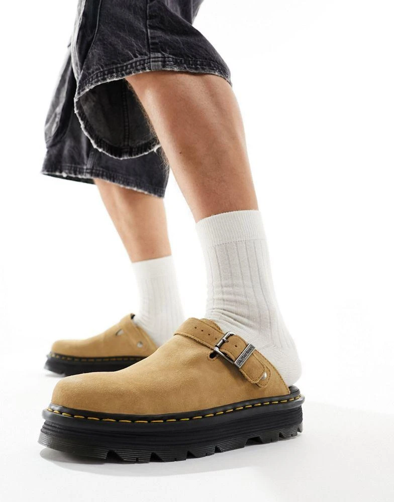 Dr. Martens Dr Martens ZebZag mule in tan suede 1