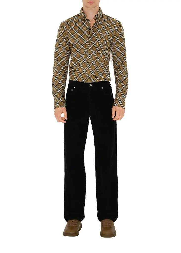 Burberry Regular fit check cotton shirt 2