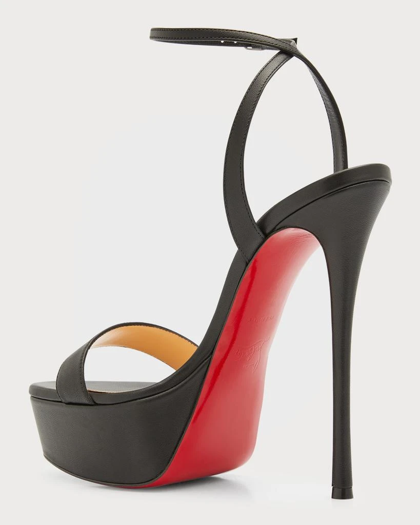 Christian Louboutin Loubi Queen Red Sole Platform Sandals 4