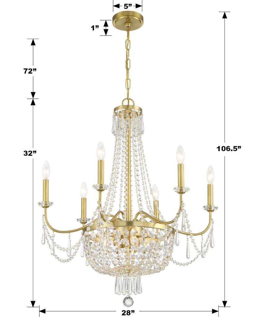 Crystorama Haywood 9-Light Chandelier 5