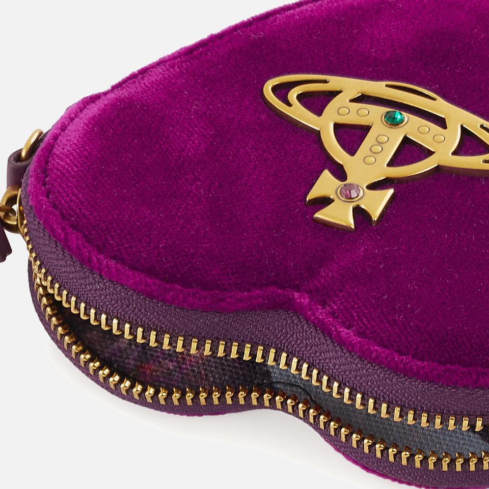 Vivienne Westwood Vivienne Westwood Heart Velour Wristlet