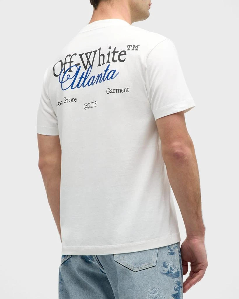 Off-White Men's Atlanta City Printed T-Shirt 3