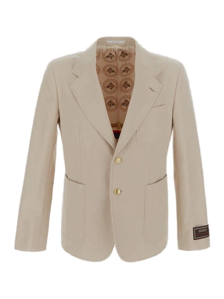 Gucci Gucci Single-Breated Long-Sleeved Blazer 1