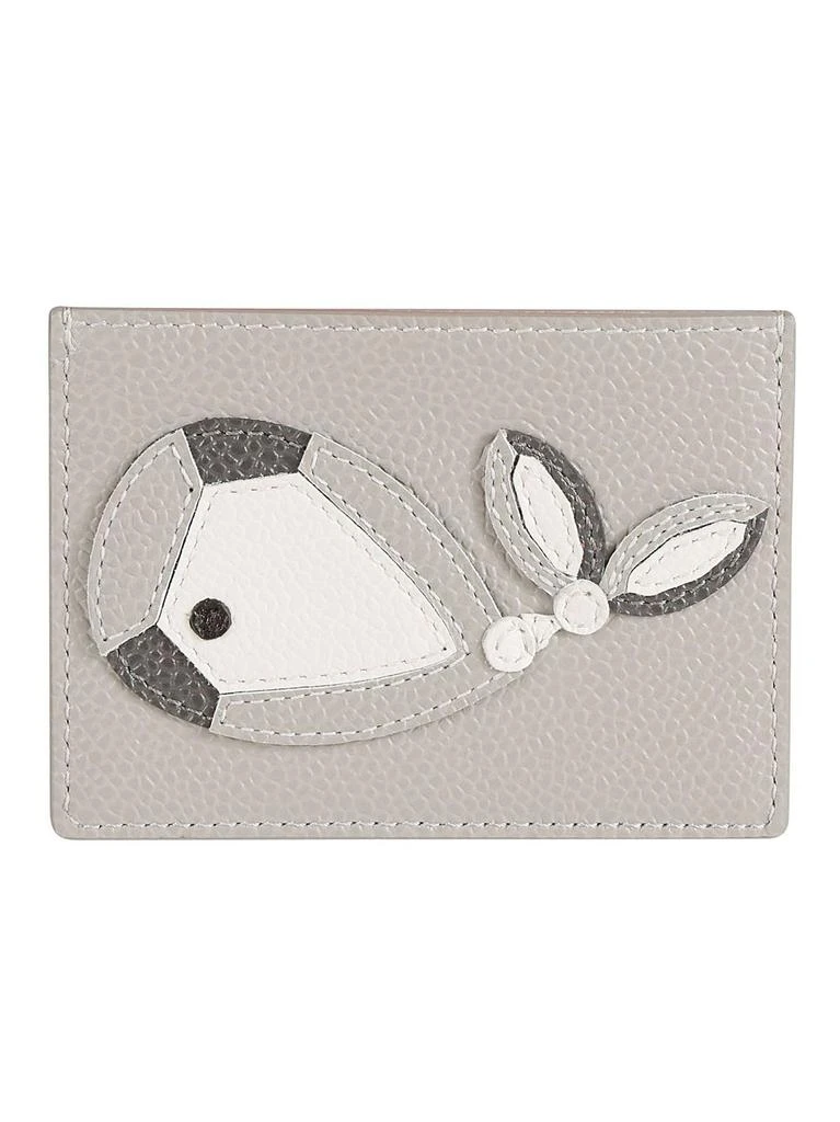 Thom Browne Thom Browne Whale-Appliqué Cardholder 1