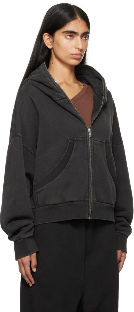 Entire Studios Black Eternal Zip Hoodie 2