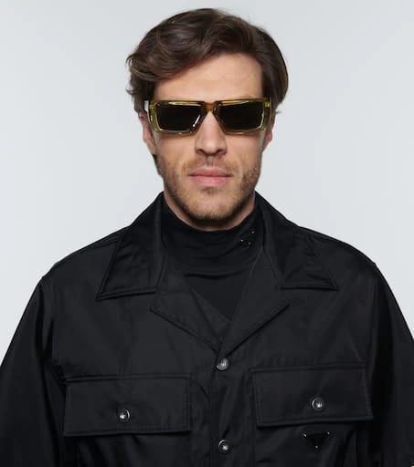 Prada Runway rectangular sunglasses 3