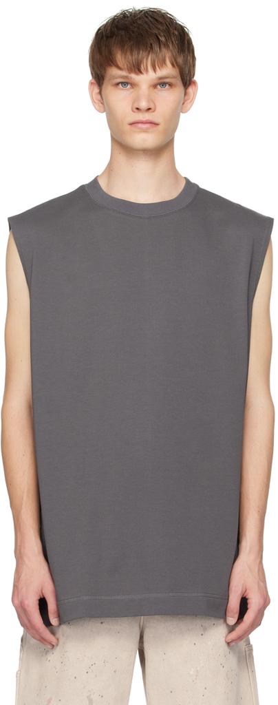 n.hoolywood Gray Crewneck Tank Top